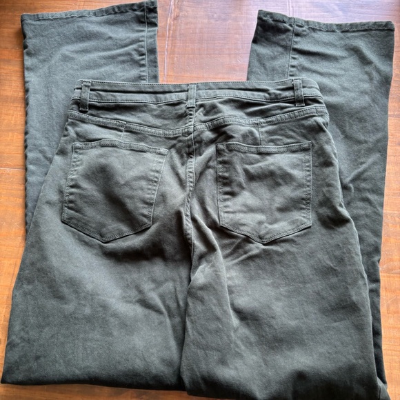 Draper James Bootcut Twill Bootcut Jeans-Forest Green-Size 12-High Rise - Picture 5 of 6